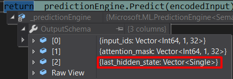 ML.NET Prediction Engine Error